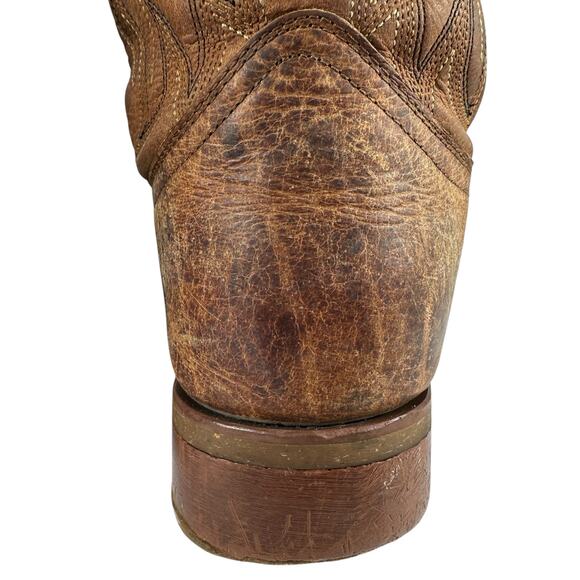 Laredo Men\'s‎ Durant Boots Brown Leather Size 12D Western Barn Work Boots